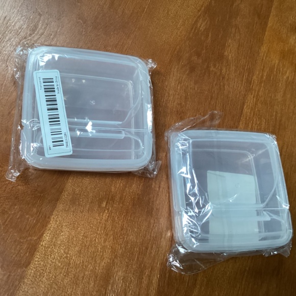 Clear Plastic Stackable Containers New - Picture 7 of 12